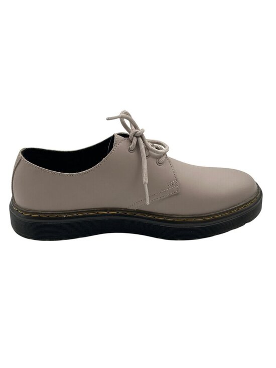 Dr. Martens Size M9 / W10 Beige Oxford Style Shoes Black Soles Yellow Stitching main image 8